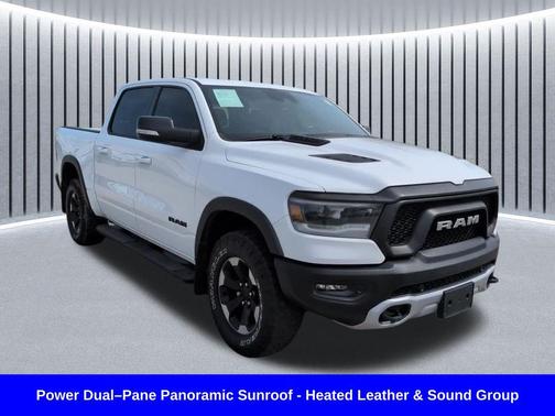 Bright White Clearcoat 2021 RAM 1500 Rebel
