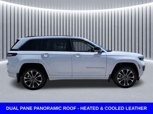 Bright White Clearcoat 2023 Jeep Grand Cherokee Overland