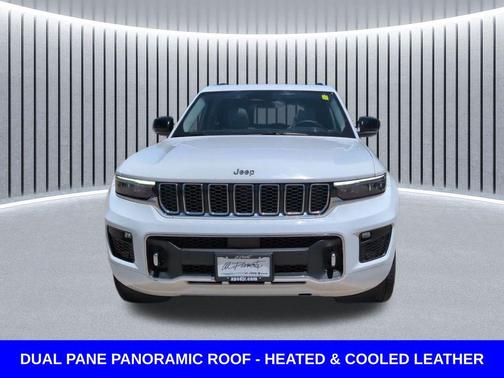 Bright White Clearcoat 2023 Jeep Grand Cherokee Overland