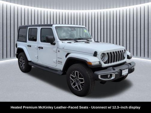 Bright White Clearcoat 2024 Jeep Wrangler 4-Door Sahara