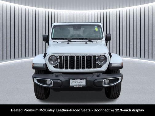 Bright White Clearcoat 2024 Jeep Wrangler 4-Door Sahara