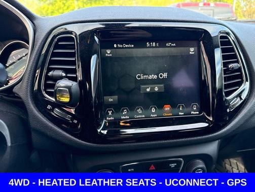 Granite Crystal Metallic Clearcoat 2018 Jeep Compass Limited