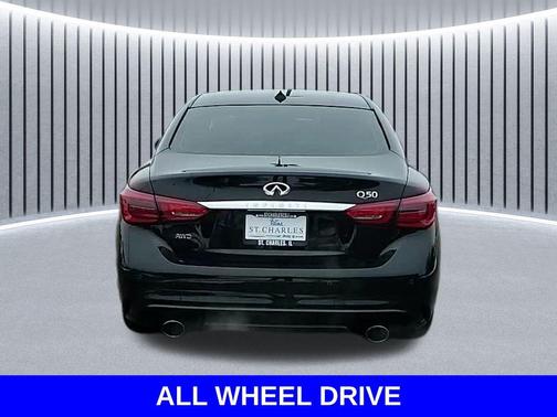 Black Obsidian 2024 INFINITI Q50 3.0t LUXE