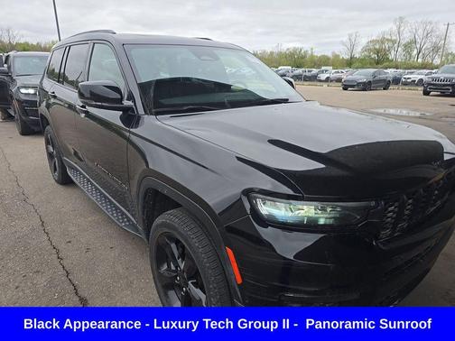 Diamond Black Crystal Pearlcoat 2024 Jeep Grand Cherokee L Limited