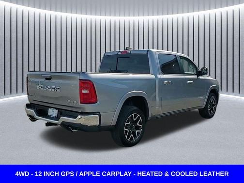 Billet Silver Metallic Clearcoat 2025 RAM 1500 Laramie
