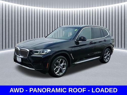 Black Sapphire Metallic 2023 BMW X3 xDrive30i