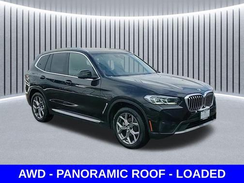 Black Sapphire Metallic 2023 BMW X3 xDrive30i