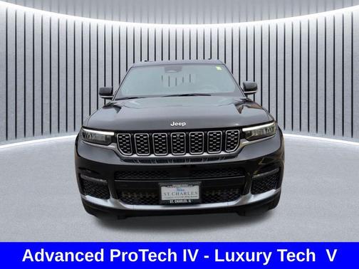 Diamond Black Crystal Pearl 2023 Jeep Grand Cherokee L Summit Reserve