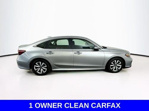 Solar Silver Metallic 2025 Honda Civic LX