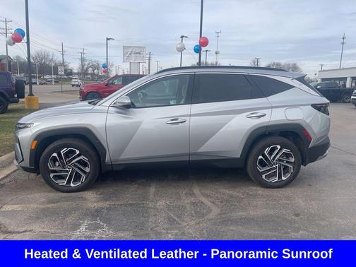 Shimmering Silver 2025 Hyundai TUCSON Limited
