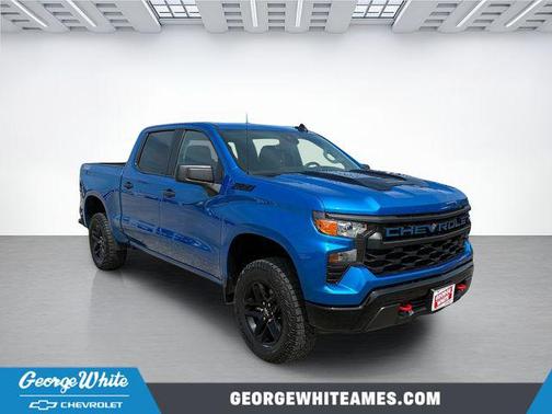 Glacier Blue Metallic 2023 Chevrolet Silverado 1500 Custom Trail Boss