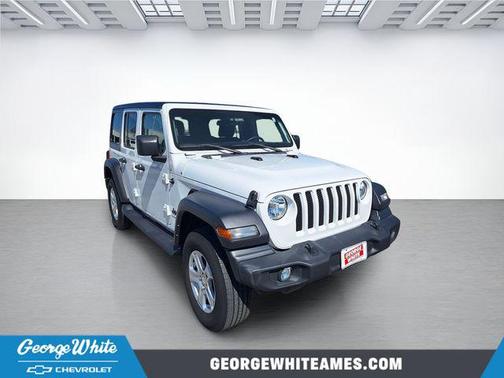 Bright White Clearcoat 2023 Jeep Wrangler Sport S