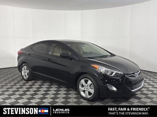 Black Diamond Pearl 2013 Hyundai ELANTRA GLS