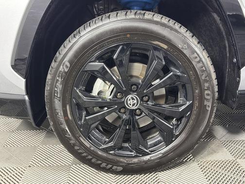Silver Sky Metallic/Midnight Black Metallic 2024 Toyota RAV4 Hybrid SE