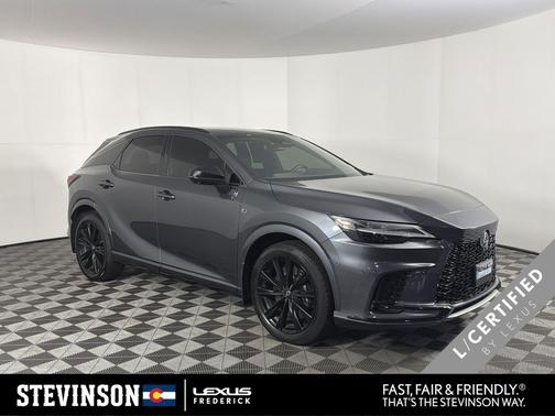 Cloudburst Gray 2024 Lexus RX 500h F SPORT Performance