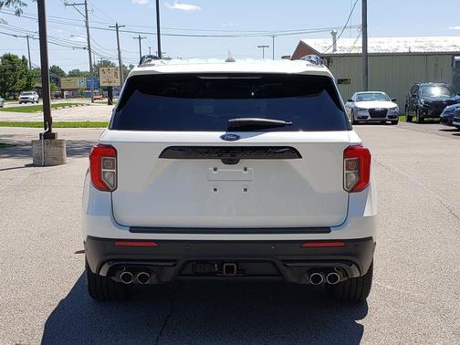 Star White Metallic Tri-Coat 2020 Ford Explorer ST