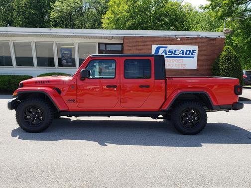 Firecracker Red Clearcoat 2022 Jeep Gladiator Sport