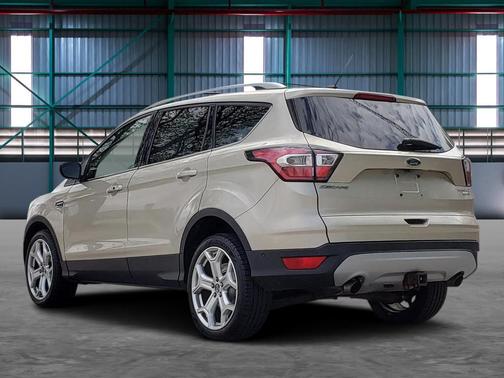 White Gold Metallic 2017 Ford Escape Titanium