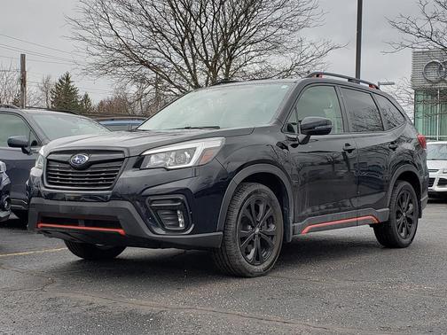 Crystal Black Silica 2019 Subaru Forester Sport