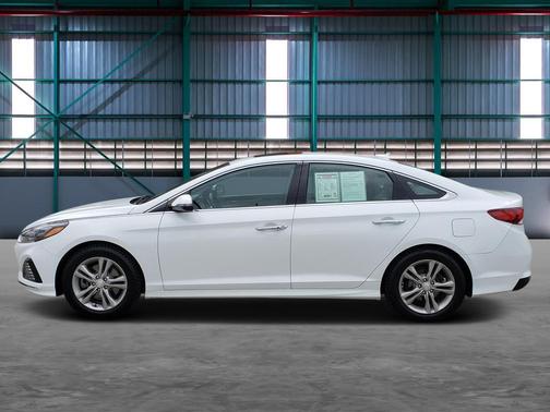 Quartz White Pearl 2018 Hyundai SONATA Limited