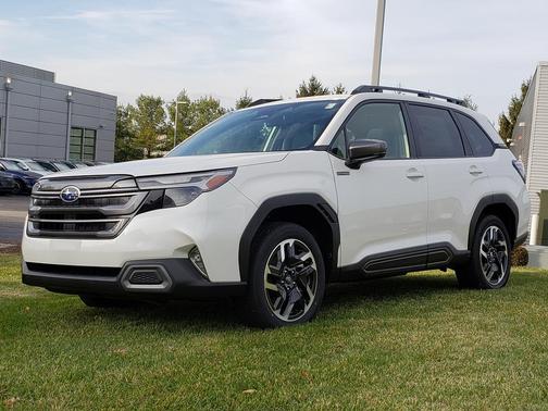 Crystal White Pearl 2025 Subaru Forester Hybrid Limited SUV