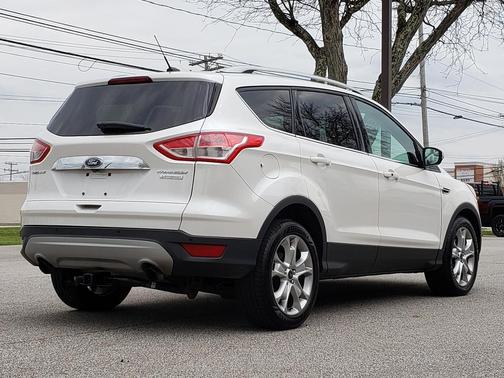 White Platinum Metallic Tri-Coat 2015 Ford Escape Titanium