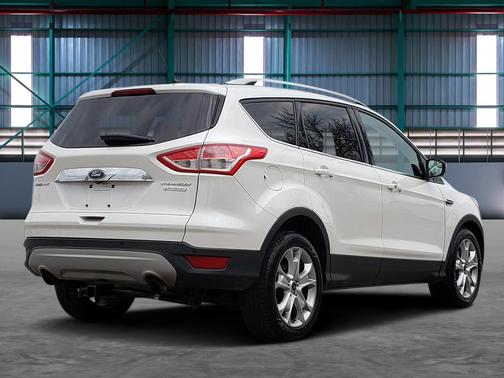 White Platinum Metallic Tri-Coat 2015 Ford Escape Titanium