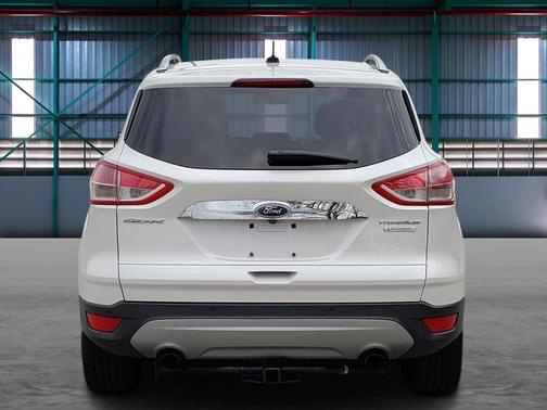 White Platinum Metallic Tri-Coat 2015 Ford Escape Titanium