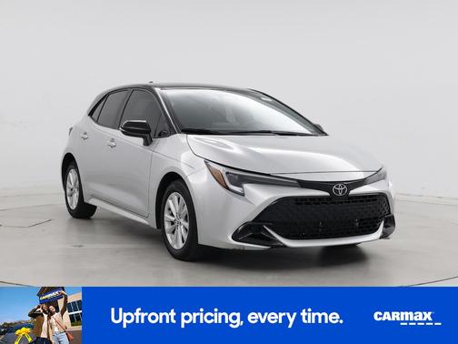 Silver 2024 Toyota Corolla Hatchback SE