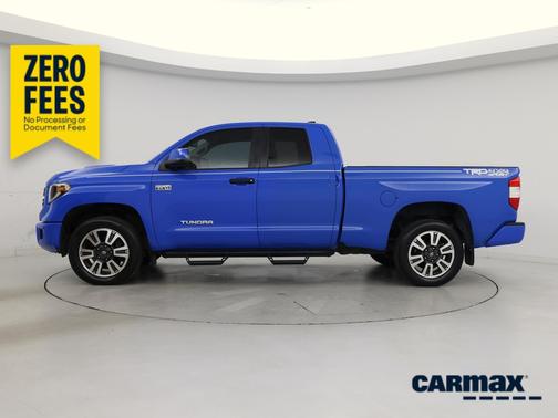 Blue 2021 Toyota Tundra SR5
