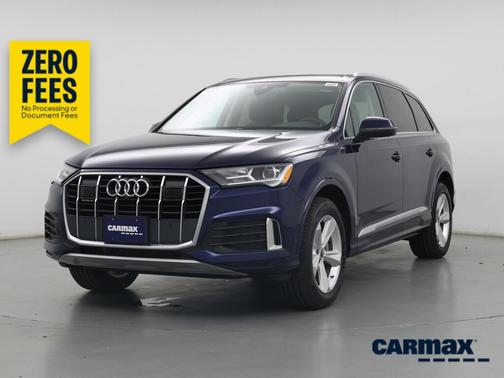 Blue 2022 Audi Q7 Premium Plus