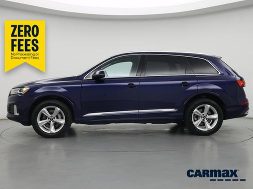 Blue 2022 Audi Q7 Premium Plus
