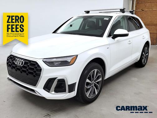 White 2023 Audi Q5 S-Line Premium Plus