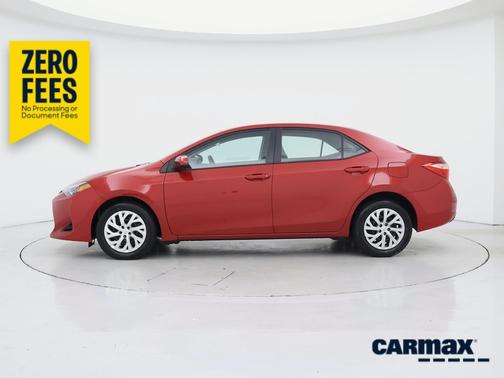 Red 2017 Toyota Corolla LE