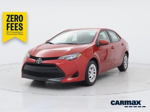 Red 2017 Toyota Corolla LE