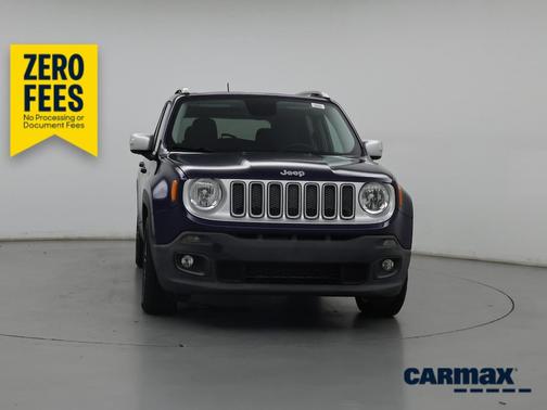 Blue 2016 Jeep Renegade Limited