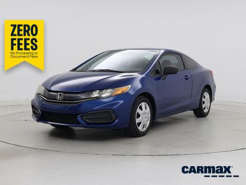 Blue 2015 Honda Civic LX