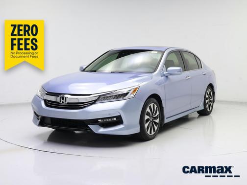 Blue 2017 Honda Accord Hybrid Touring