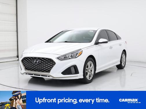White 2019 Hyundai SONATA SEL