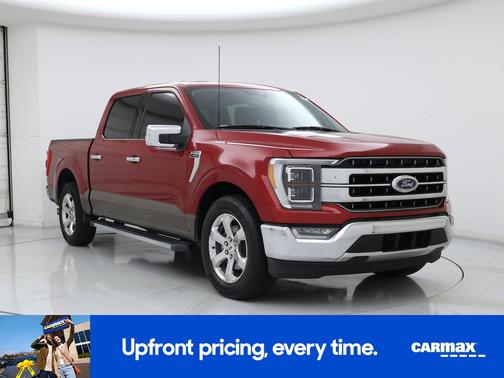 Red 2021 Ford F-150 Lariat