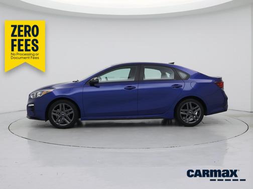 Blue 2021 Kia Forte GT-Line