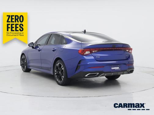 Blue 2021 Kia K5 GT-Line