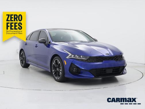 Blue 2021 Kia K5 GT-Line