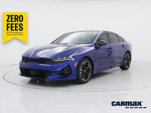 Blue 2021 Kia K5 GT-Line