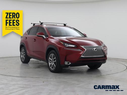 Red 2015 Lexus NX 200t