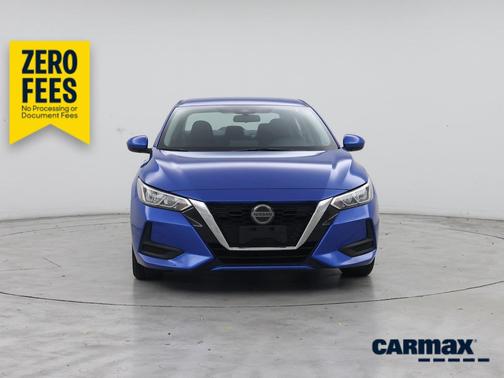 Blue 2021 Nissan Sentra SV