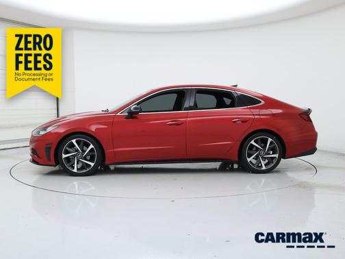 Red 2021 Hyundai SONATA SEL Plus