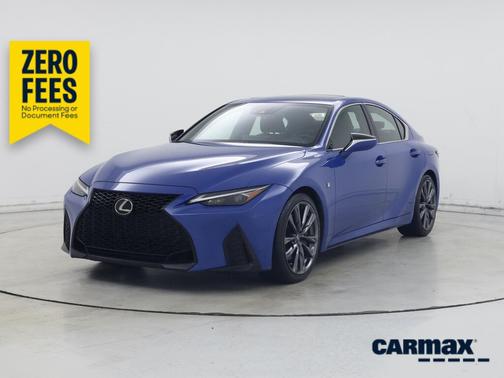 Blue 2022 Lexus IS 350 F-Sport
