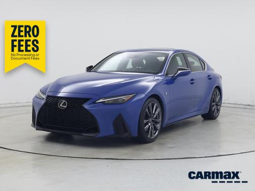 Blue 2022 Lexus IS 350 F-Sport