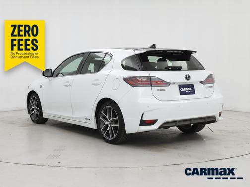 White 2015 Lexus CT 200h
